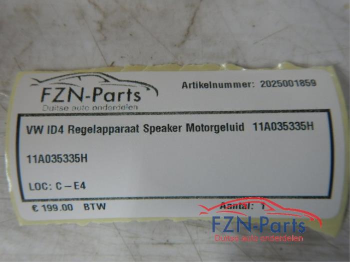 VW ID4 Regelapparaat module Speaker Motorgeluid