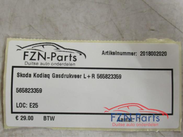 Set Gasdempers Achterklep Skoda Kodiaq (22741902)