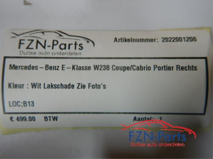 Portier 2Deurs rechts Mercedes E-Klasse (22740394)