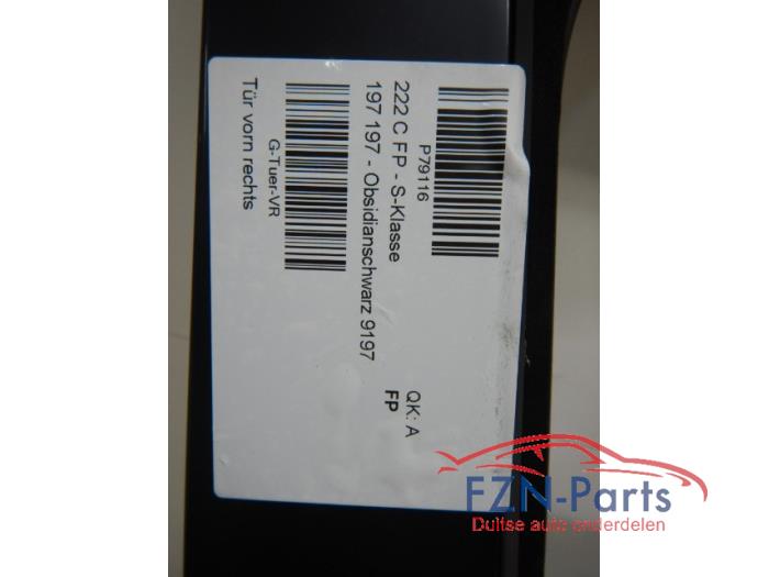 Portier 4Deurs rechts-voor Mercedes S-Klasse (22723080)