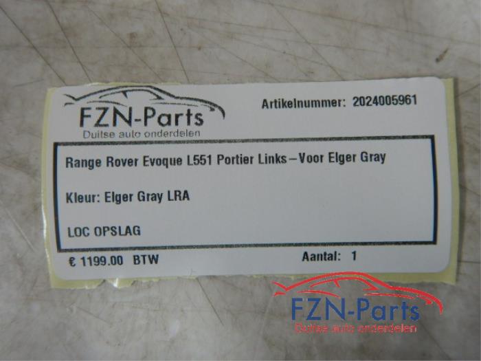 Portier 4Deurs links-voor Landrover Evoque (22723284)