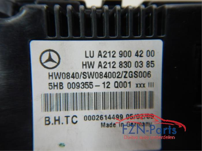 Climatronic Paneel Mercedes E-Klasse (22733173)