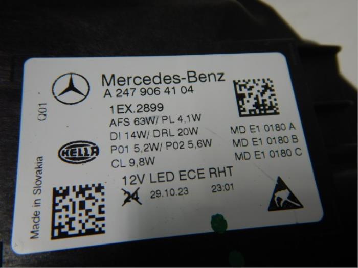 Koplampset links+rechts Mercedes GLA (22722961)