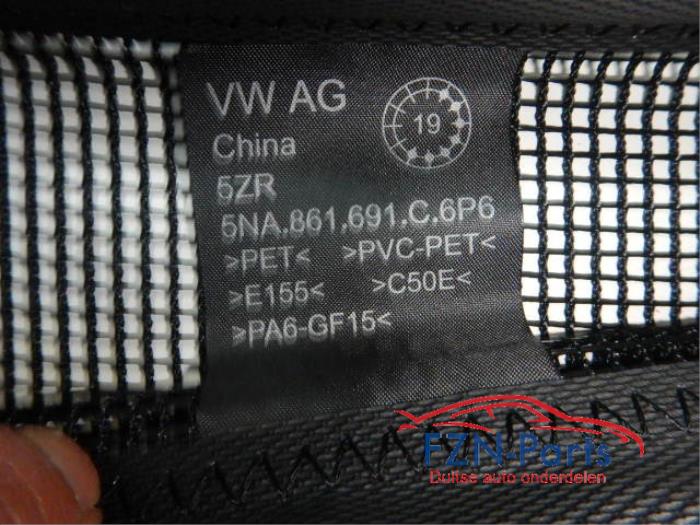 VW Tiguan 5NA Scheidingsnet Bagageruimte