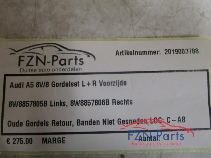 Veiligheidsgordel Set achter Audi A5 (22742019)