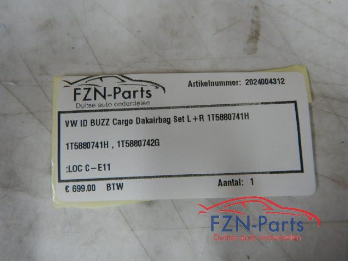 VW ID-Buzz Cargo Dakairbag Set Links+Rechts