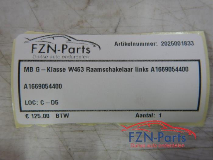 Elektrisch Raam Schakelaar Mercedes G-Klasse (22729117)