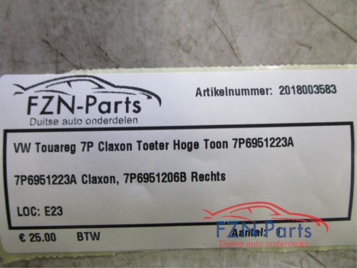 Claxon Volkswagen Touareg (22727279)