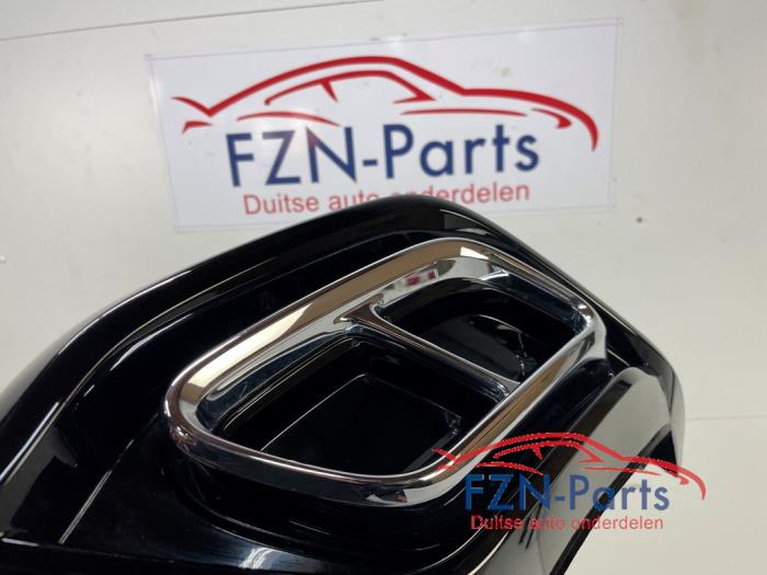 VW Golf 8 R-Line Diffuser Onderlip Hoogglans Zwart