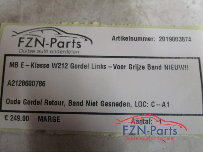 Veiligheidsgordel links-voor Mercedes E-Klasse (22728056)