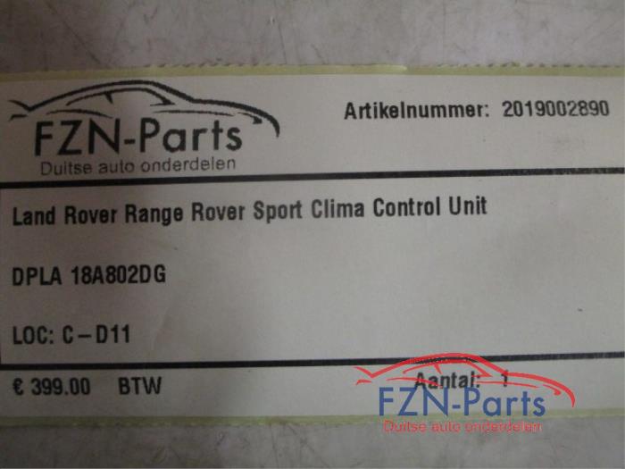 Climatronic Paneel Landrover Range Rover Sport (22740804)