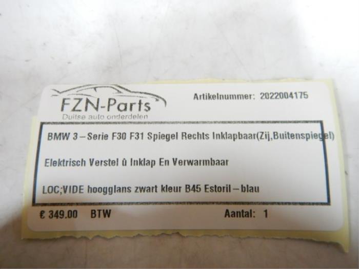 Buitenspiegel rechts BMW 3-Serie (22724599)