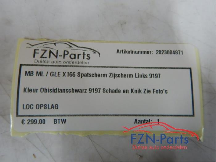 Scherm links-voor Mercedes GLE (22743289)