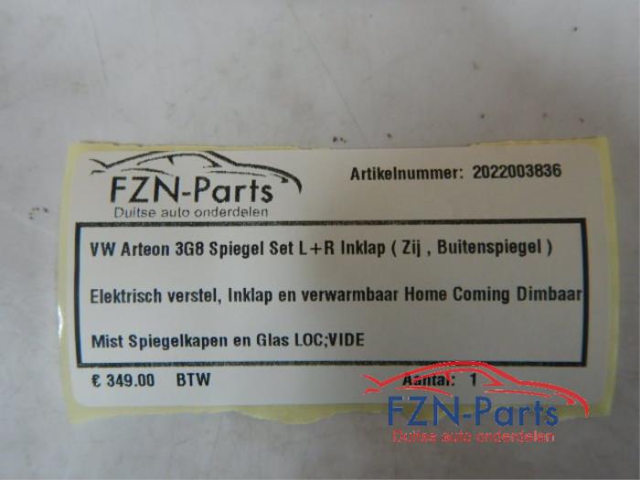 Spiegel links + rechts Volkswagen Arteon (22726312)