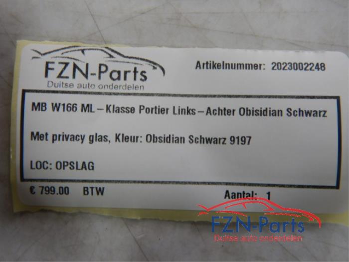 Mercedes-Benz W166 ML-Klasse Portier Links-Achter