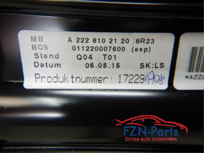 Portier 4Deurs links-achter Mercedes S-Klasse (22723523)