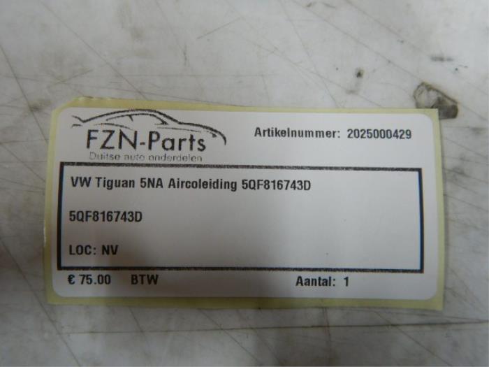 VW Tiguan 5NA Aircoleiding