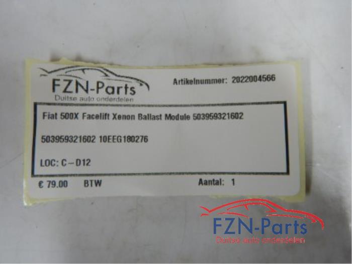 Fiat 500X Facelift Xenon Ballast Module