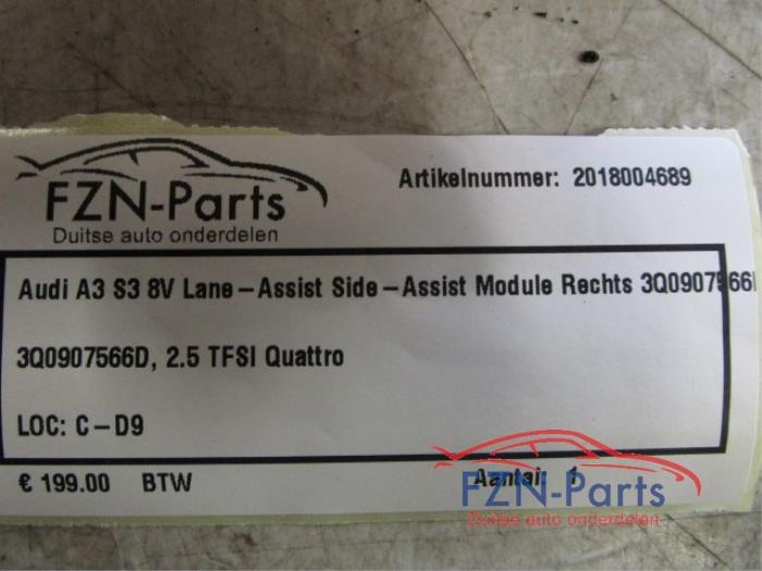 Side assist sensor Audi A3 (22741398)
