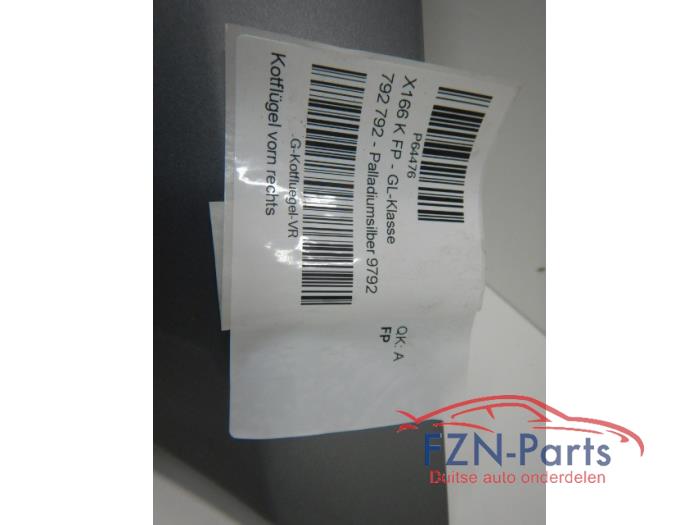 Mercedes - Benz GL X166 Zijscherm Spatscherm Rechts