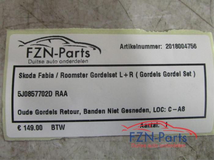 Veiligheidsgordel Set voor Skoda Fabia (22729343)