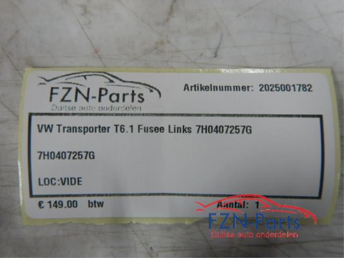 VW Transporter T6.1 Fusee Links voor
