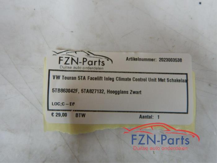 Climatronic Paneel Volkswagen Touran (22742543)