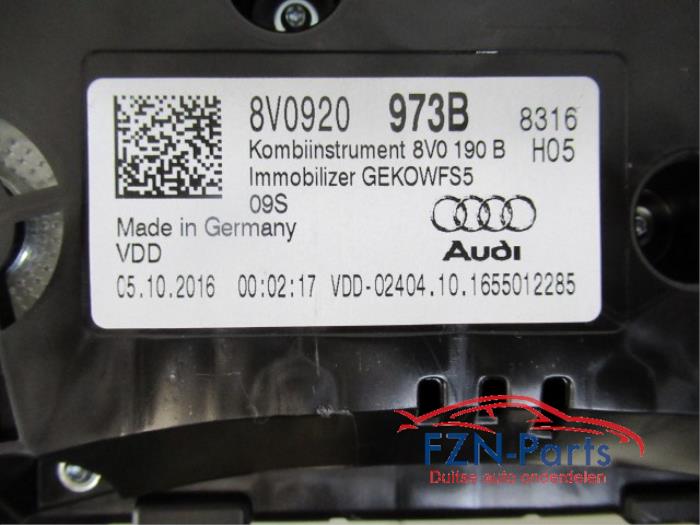 Kilometerteller KM Audi A3 (22744492)