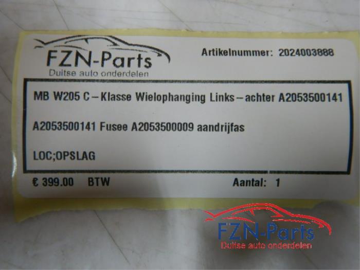 Wielophanging links-achter Mercedes C-Klasse (22729559)