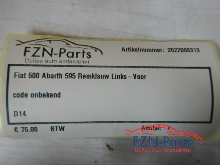 Remklauw (Tang) links-voor Fiat 500 (22732290)