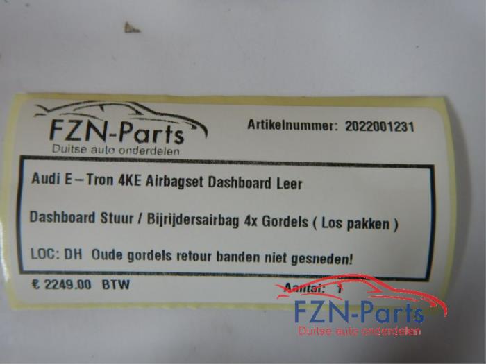 Airbag set + dashboard Audi E-Tron (22727749)