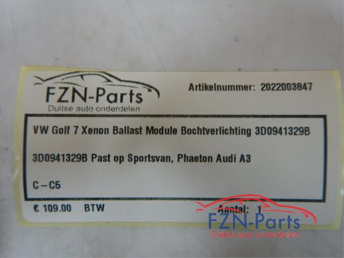 Module bochtverlichting Volkswagen Golf (22736302)