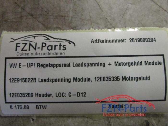 VW E-UP! Regelapparaat Laadspanning + Motorgeluid Module