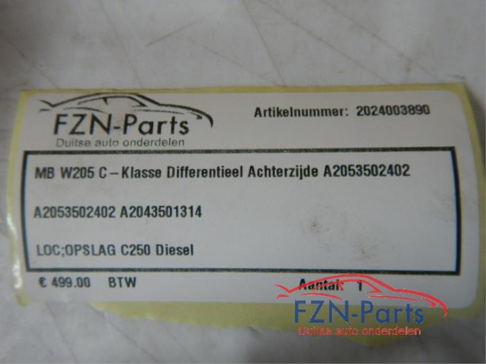 Differentieel achter Mercedes C-Klasse (22733832)