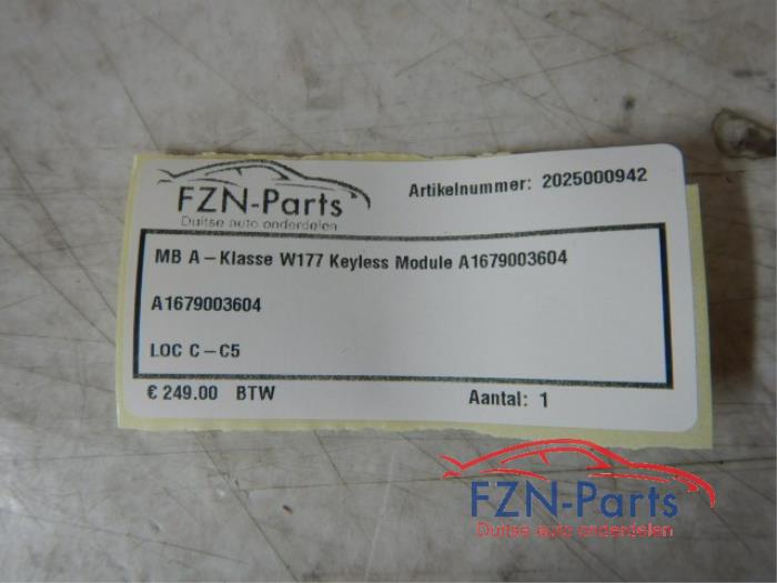 Module keyless vehicle Mercedes A-Klasse (22736400)
