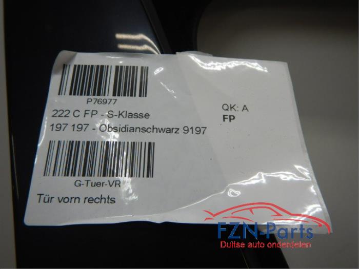 Portier 4Deurs rechts-voor Mercedes S-Klasse (22723026)