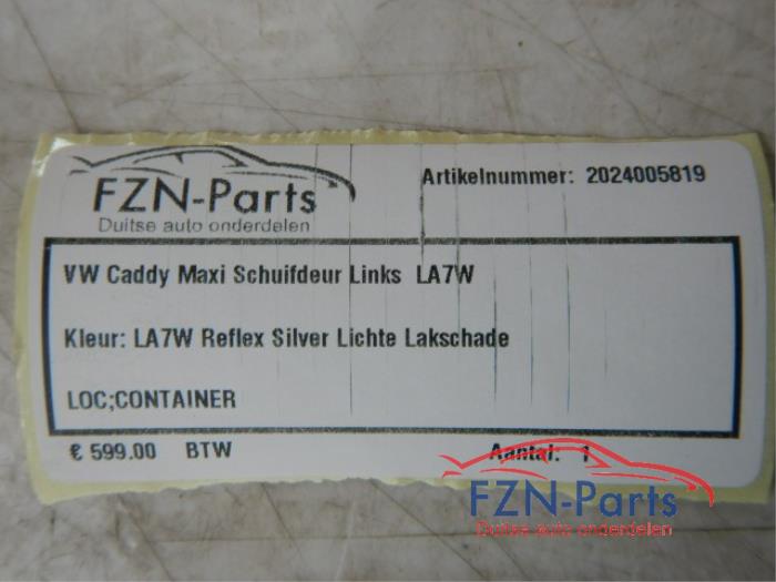 VW Caddy Maxi Schuifdeur Links