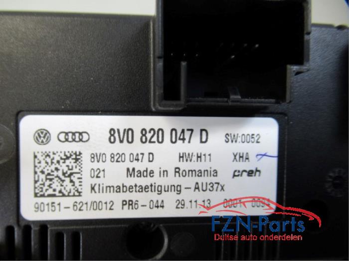 Audi A3 8V Kachelbediening