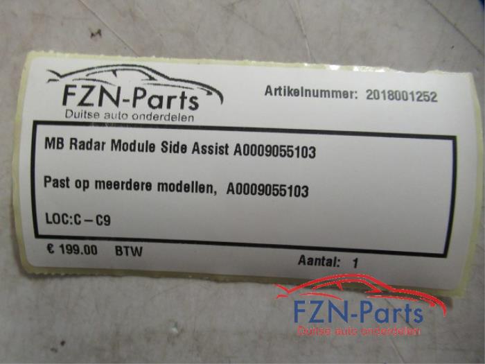 Side assist sensor Mercedes B-Klasse (22741295)