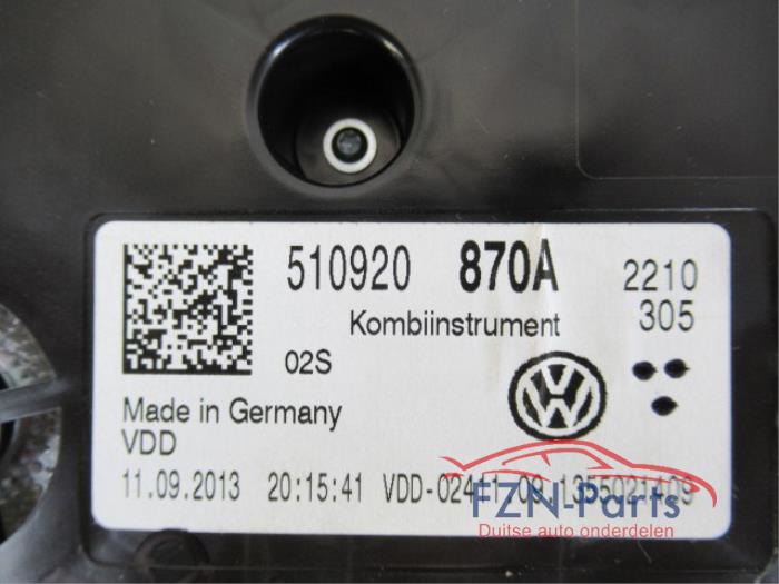 VW Golf Sportsvan Kilometerteller Tellerunit