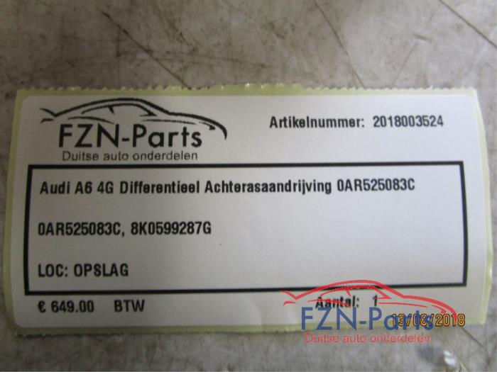 Differentieel achter Audi A6 (22733816)