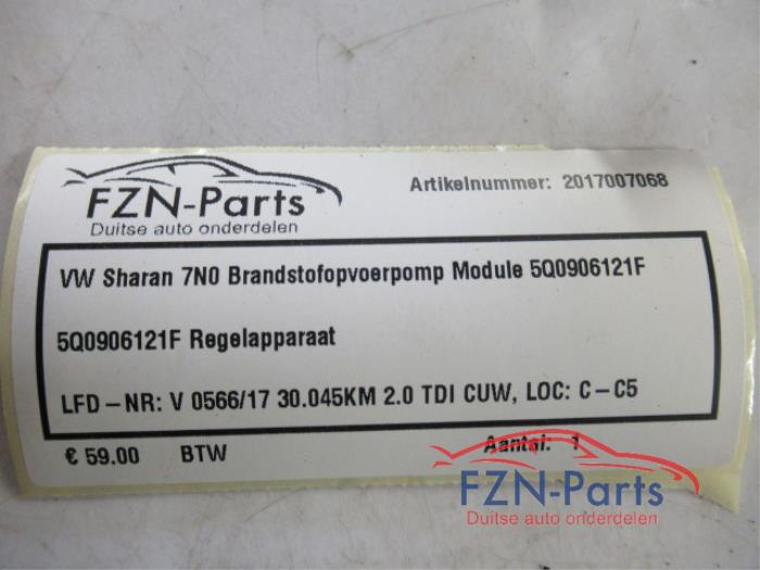 Brandstofpomp module Volkswagen Sharan (22742940)