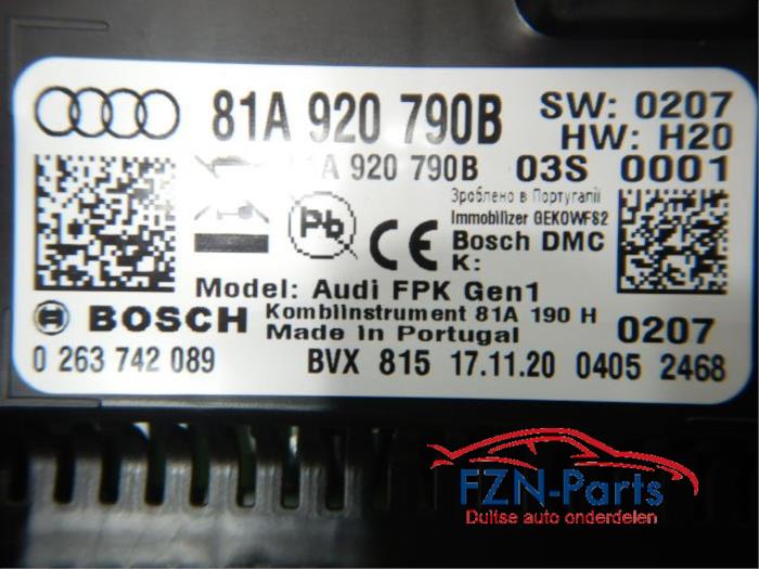 Kilometerteller KM Audi Q2 (22735272)