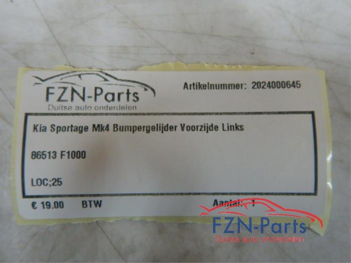 Kia Sportage Mk4 Bumpergeleider Voorzijde Links