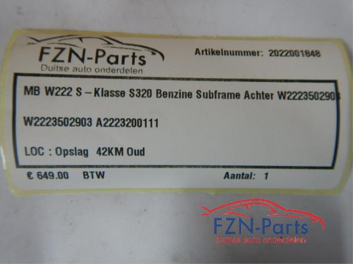 Subframe Mercedes S-Klasse (22726209)