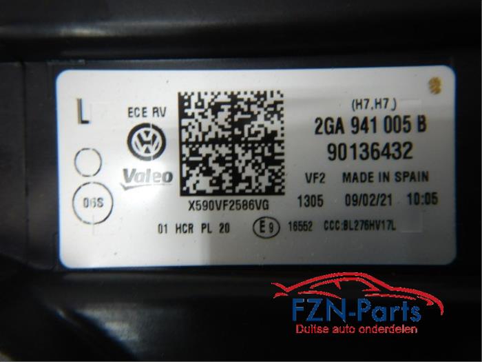 VW T-Roc Koplamp Links L Halogeen H7
