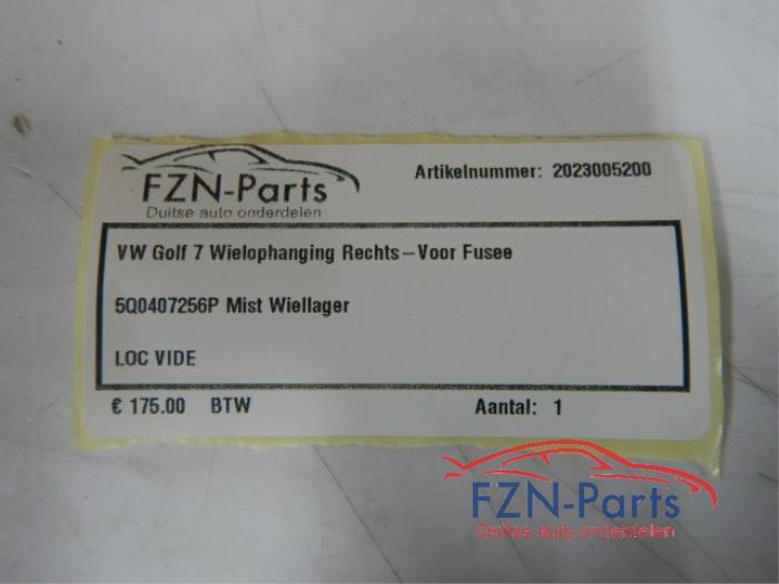 VW Golf 7 Wielophanging Rechts-Voor Fusee