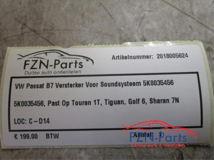 Radio versterker Volkswagen Passat (22744434)