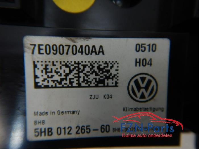 VW Transporter T5 Kachelbediening Paneel Clima