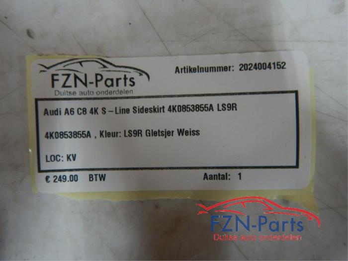 Audi A6 C8 4K S-Line Sideskirt links